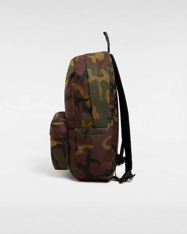 Green / Brown Unisex Vans Old Skool Backpacks NZ | VN3149250