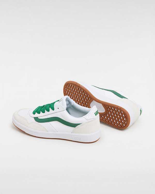 Green / White Women Vans Cruze Too ComfyCush Sneakers NZ | VN1748203