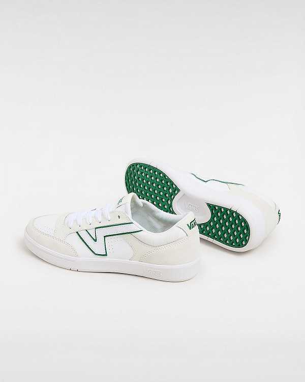 Green / White Women Vans Lowland ComfyCush Tennis Shoes NZ | VN8347510