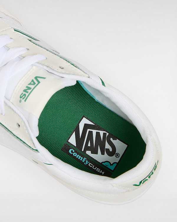 Green / White Women Vans Lowland ComfyCush Tennis Shoes NZ | VN8347510