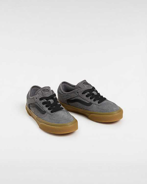 Grey Kids' Vans Rowley Classic (4-8 years) Sneakers NZ | VN8745210