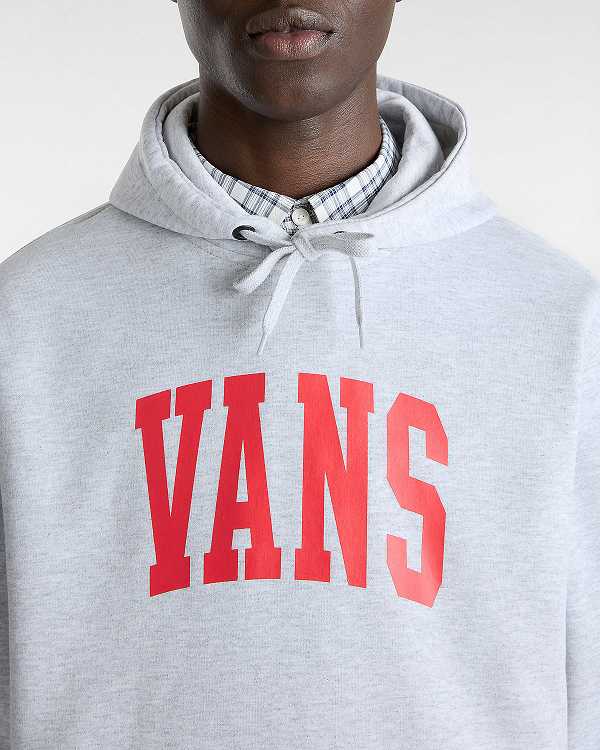 Grey Men Vans Arched Hoodie NZ | VN6793241