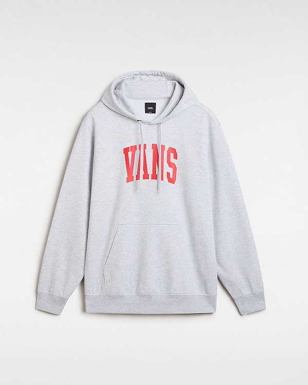 Grey Men Vans Arched Hoodie NZ | VN6793241