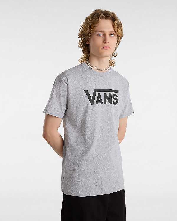 Grey Men Vans Classic T Shirts NZ | VN7235401