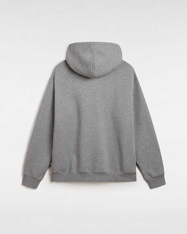 Grey Men Vans Fish loose Hoodie NZ | VN9108476