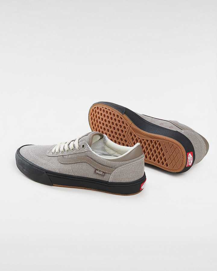 Grey Men Vans Gilbert Crockett Herringbone Skate Shoes NZ | VN2157643