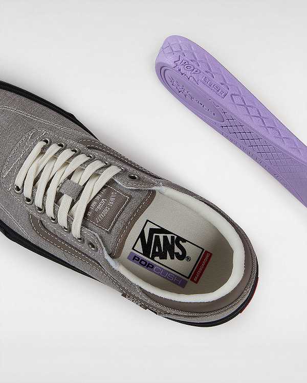 Grey Men Vans Gilbert Crockett Herringbone Skate Shoes NZ | VN2157643