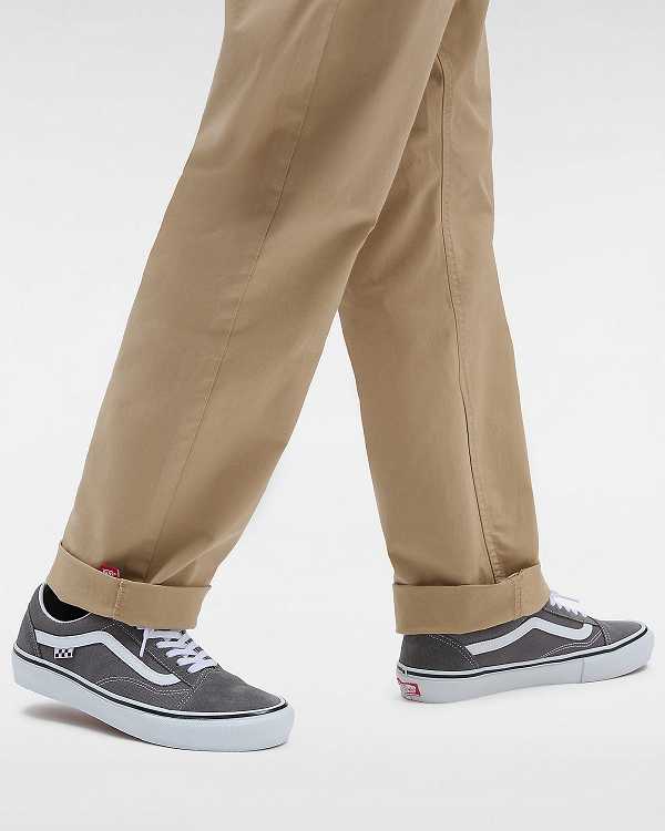 Grey Men Vans Old Skool Skate Shoes NZ | VN4653892