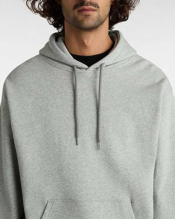 Grey Men Vans Original Standard Loose Hoodie NZ | VN9260183