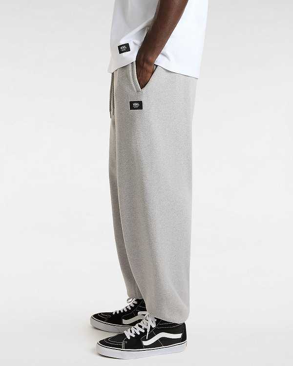 Grey Men Vans Original Standards Fleece Loose Pants NZ | VN1975204