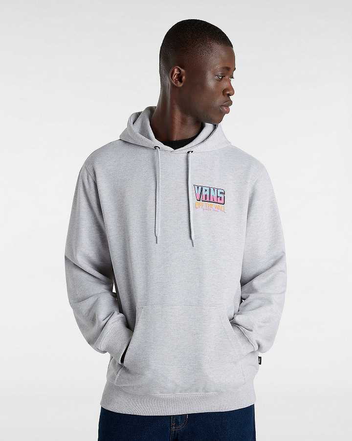 Grey Men Vans Palm Cheers Classic Hoodie NZ | VN7498316