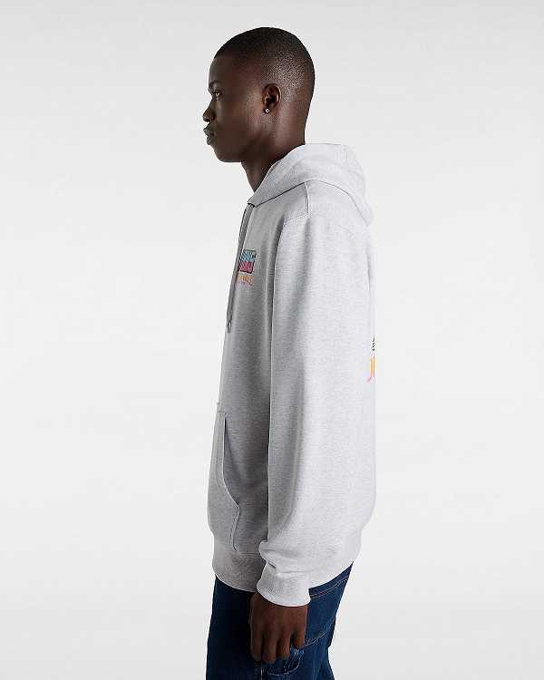 Grey Men Vans Palm Cheers Classic Hoodie NZ | VN7498316