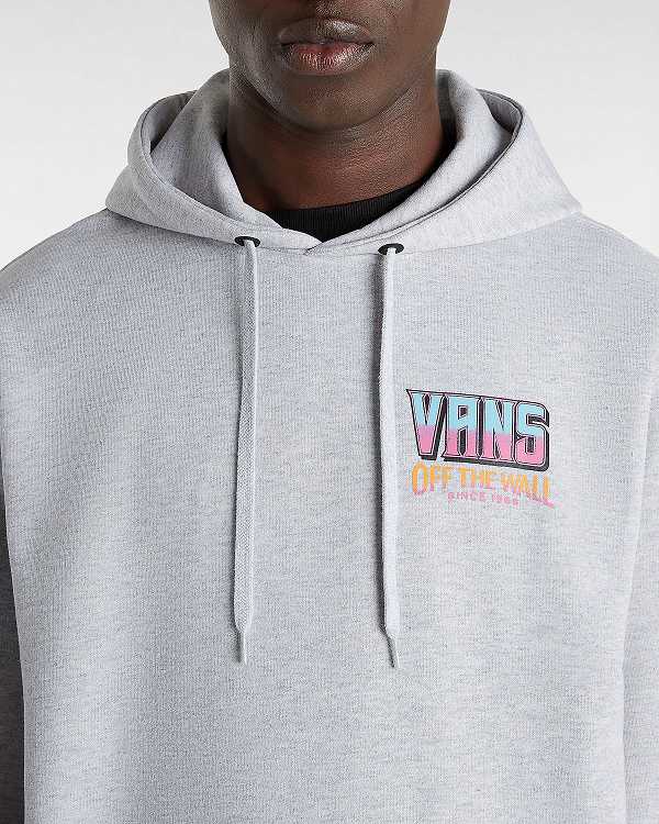 Grey Men Vans Palm Cheers Classic Hoodie NZ | VN7498316