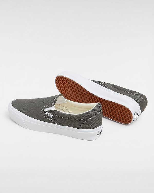 Grey Men Vans Premium 98 Slip On Shoes NZ | VN2567349