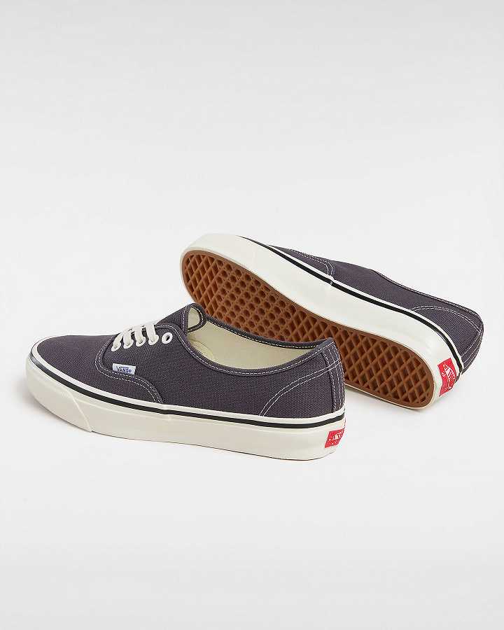 Grey Men Vans Premium Authentic 44 Duck Canvas Shoes NZ | VN8794260