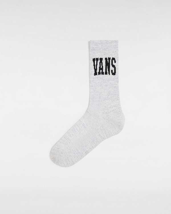 Grey Unisex Vans Arched Crew (1 Pair) Socks NZ | VN7632940