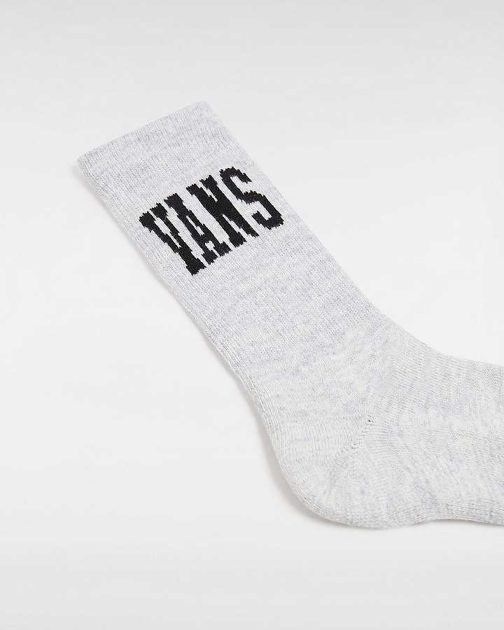 Grey Unisex Vans Arched Crew (1 Pair) Socks NZ | VN7632940