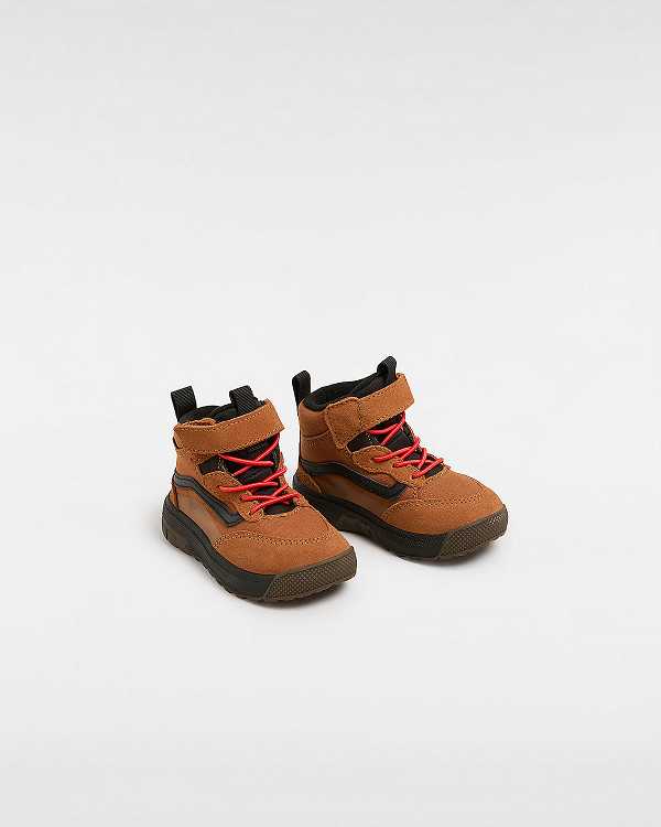 Orange Kids' Vans MTE Mini Crest (1-4 Years) Hiking Boots NZ | VN6123079