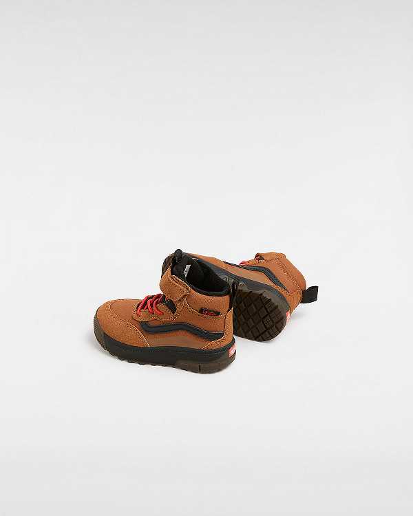 Orange Kids' Vans MTE Mini Crest (1-4 Years) Hiking Boots NZ | VN6123079