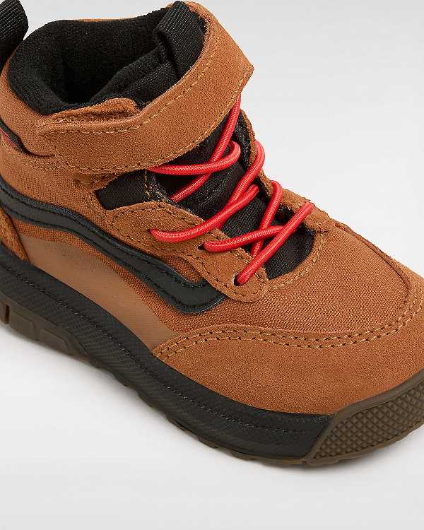 Orange Kids' Vans MTE Mini Crest (1-4 Years) Hiking Boots NZ | VN6123079