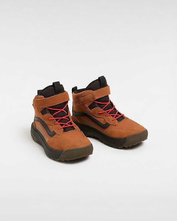 Orange Kids' Vans MTE Mini Crest (4-8 Years) Hiking Boots NZ | VN9123546