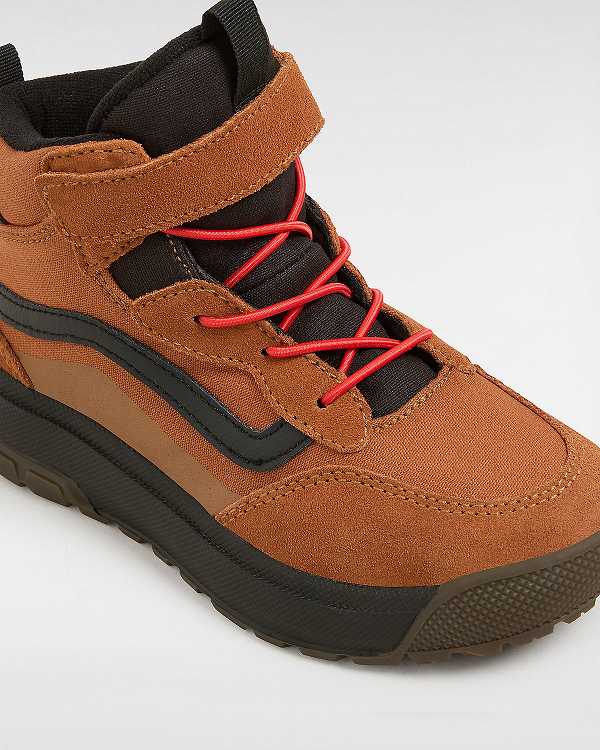 Orange Kids' Vans MTE Mini Crest (4-8 Years) Hiking Boots NZ | VN9123546