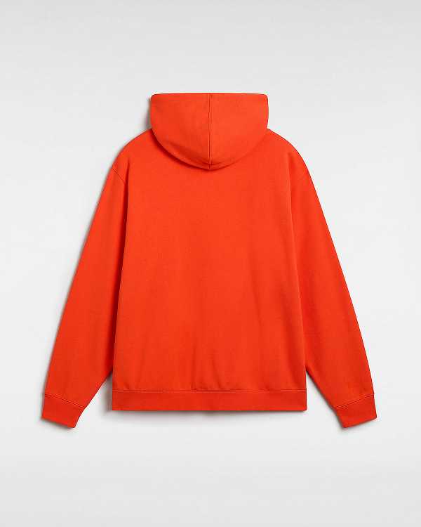 Orange Men Vans Original Standards Loose Hoodie NZ | VN2673590