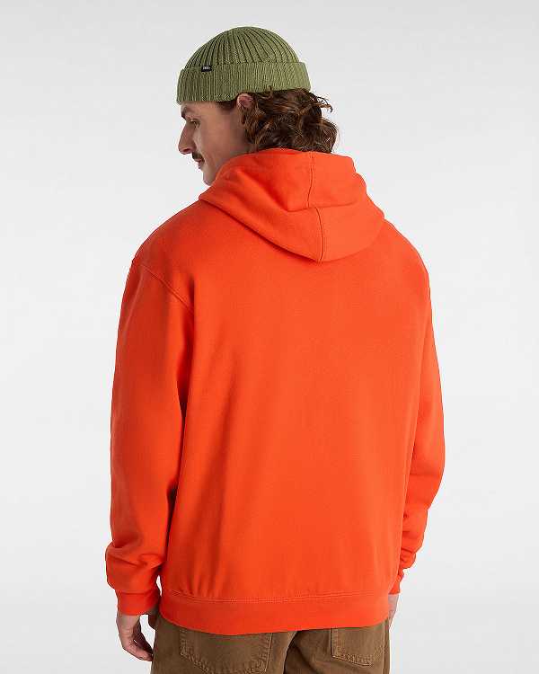 Orange Men Vans Original Standards Loose Hoodie NZ | VN2673590