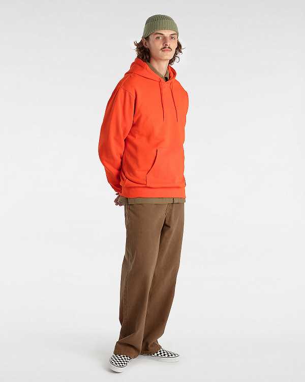 Orange Men Vans Original Standards Loose Hoodie NZ | VN2673590