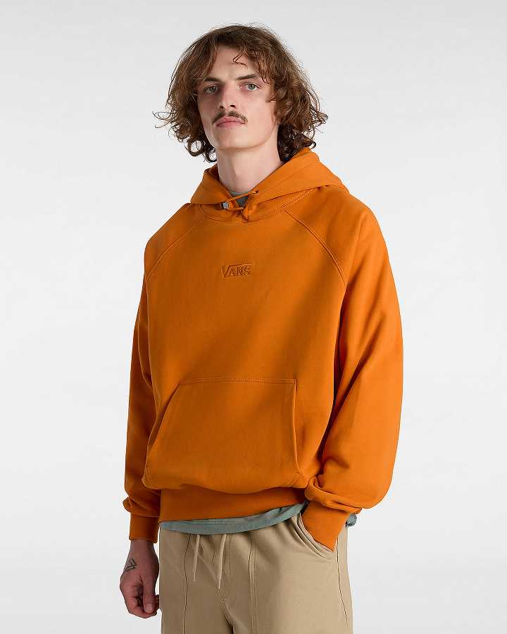 Orange Men Vans Premium Hoodie NZ | VN9476320