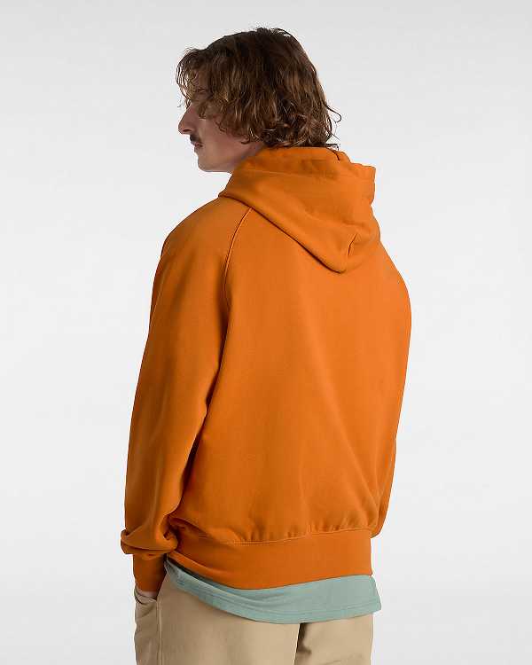 Orange Men Vans Premium Hoodie NZ | VN9476320