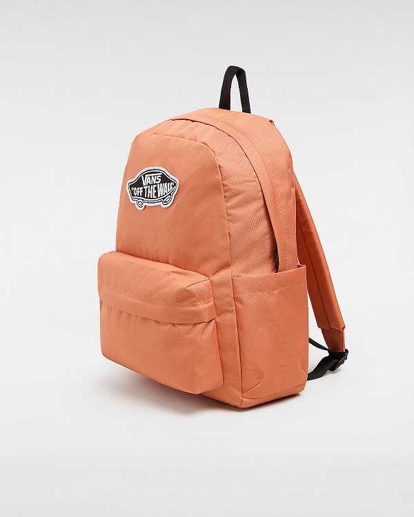 Orange Unisex Vans Old Skool Classic Backpacks NZ | VN4893267