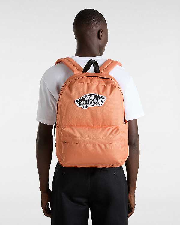 Orange Unisex Vans Old Skool Classic Backpacks NZ | VN4893267