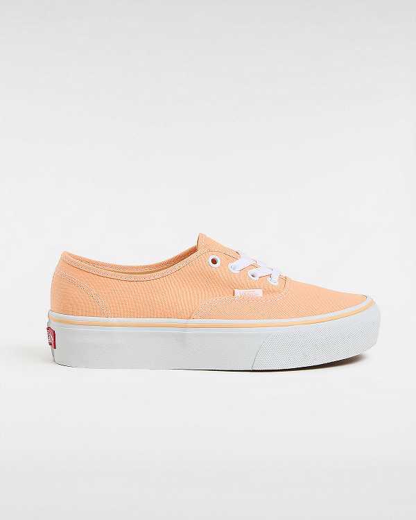 Orange Women Vans Authentic Platform Shoes NZ | VN0823765