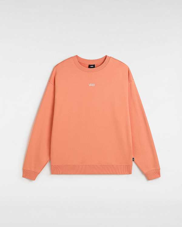 Orange Women Vans Flying V Sweatshirt NZ | VN4518907