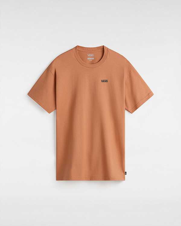 Orange Women Vans Left Chest Logo T Shirts NZ | VN1263987