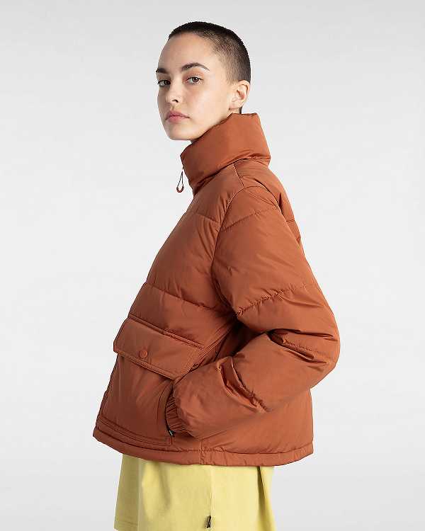 Orange Women Vans MTE Aubrey Primaloft Jacket NZ | VN0439125