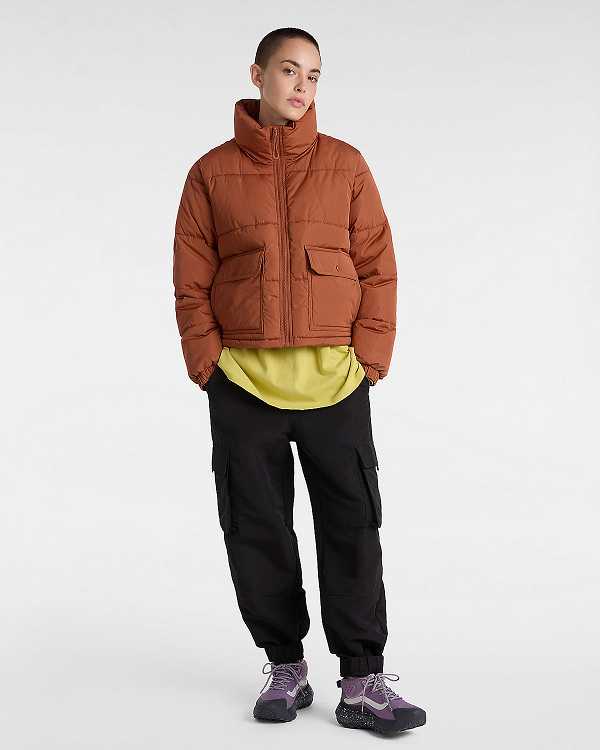 Orange Women Vans MTE Aubrey Primaloft Jacket NZ | VN0439125