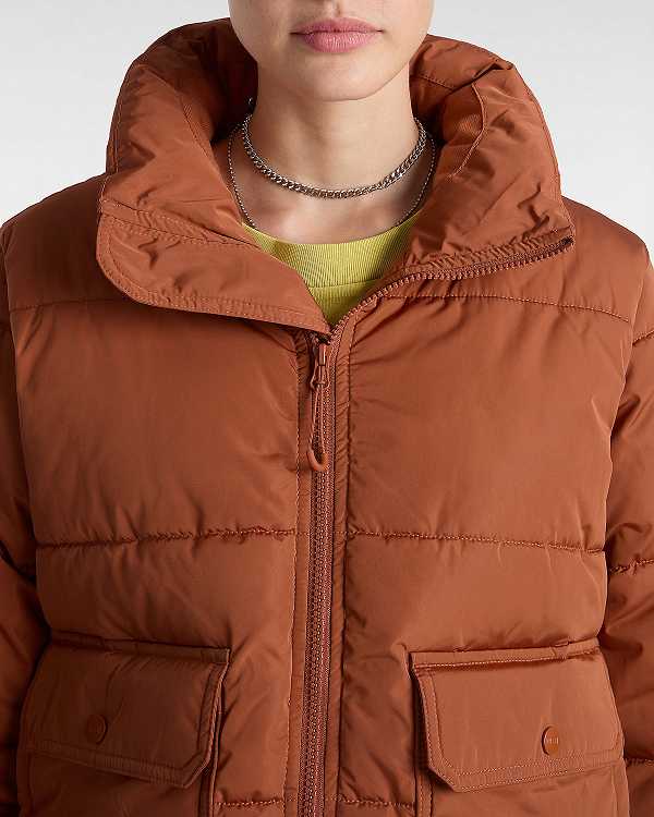 Orange Women Vans MTE Aubrey Primaloft Jacket NZ | VN0439125