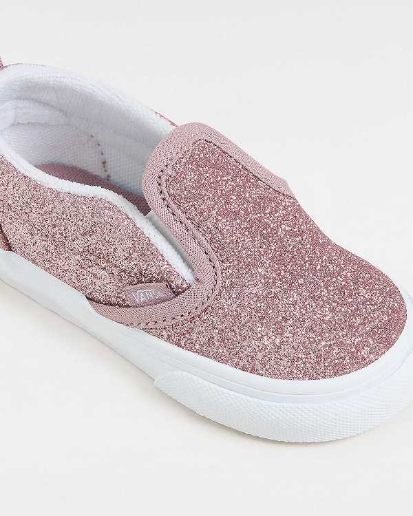 Pink Kids' Vans Classic (1-4 Years) Slip On Shoes NZ | VN9875216