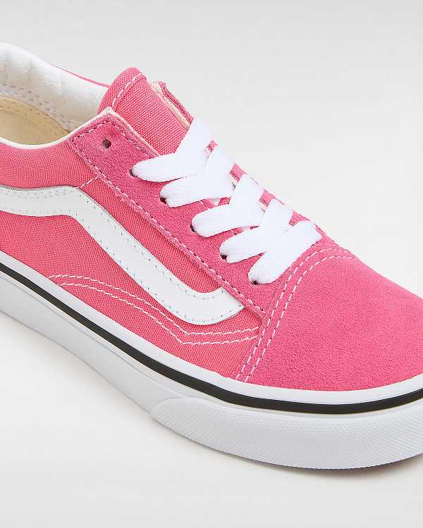 Pink Kids' Vans Old Skool (4-8 Years) Sneakers NZ | VN9620157