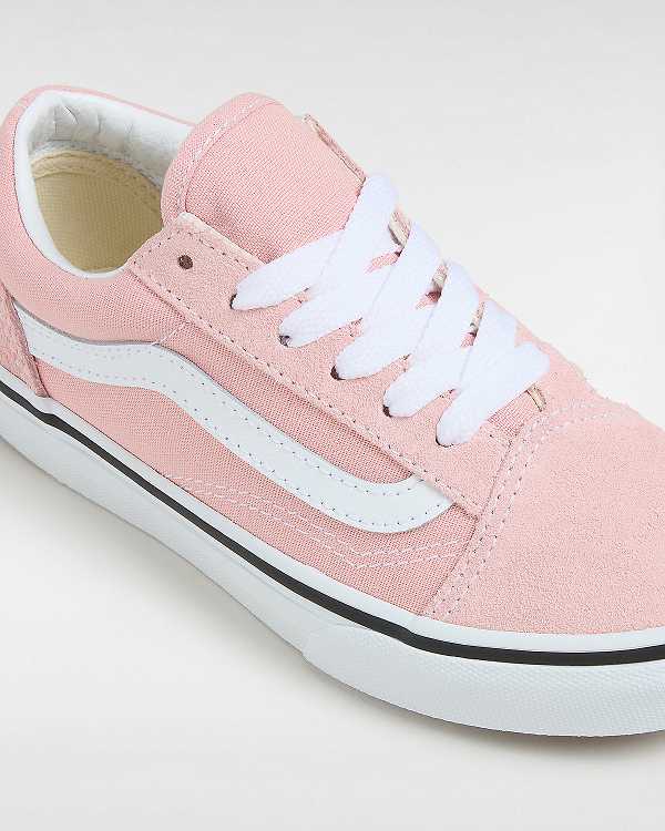 Pink Kids' Vans Old Skool (4-8 Years) Sneakers NZ | VN4692751