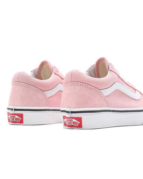 Pink Kids' Vans Old Skool (4-8 Years) Sneakers NZ | VN4692751