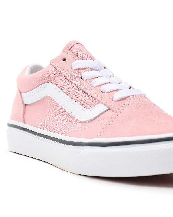 Pink Kids' Vans Old Skool (4-8 Years) Sneakers NZ | VN4692751