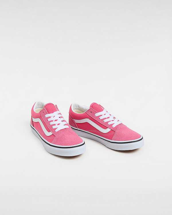 Pink Kids' Vans Old Skool (8-14 Years) Sneakers NZ | VN2074981