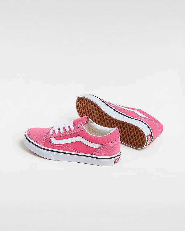 Pink Kids' Vans Old Skool (8-14 Years) Sneakers NZ | VN2074981