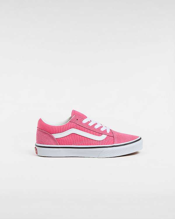 Pink Kids\' Vans Old Skool (8-14 Years) Sneakers NZ | VN2074981