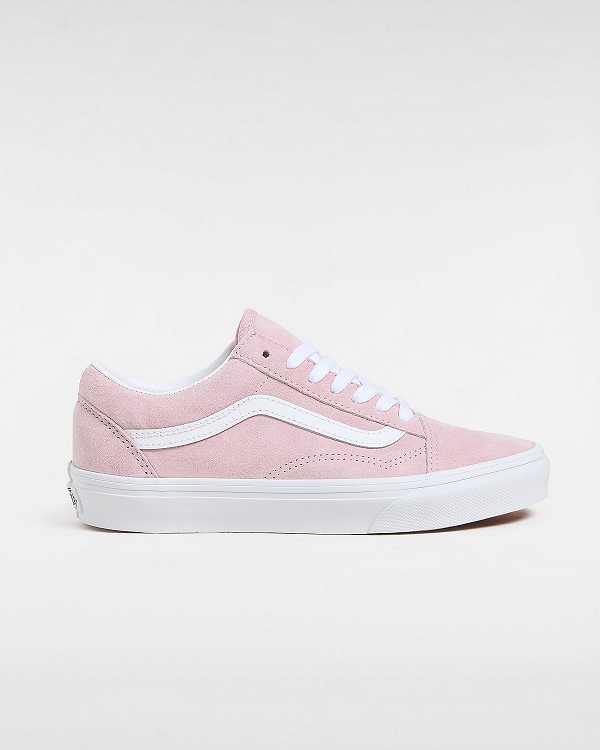 Pink Men Vans Pig Suede Old Skool Sneakers NZ | VN5693847