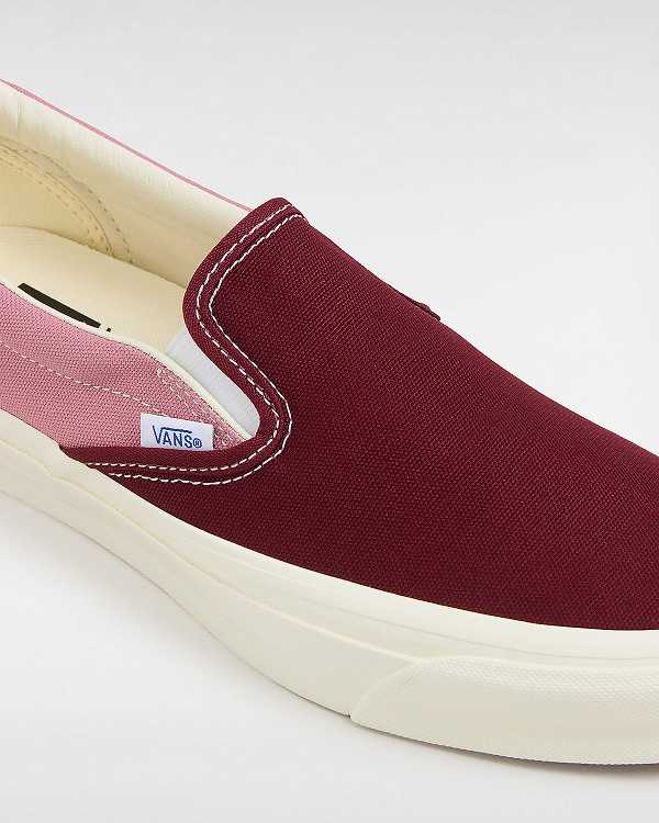 Pink Men Vans Premium 98 Slip On Shoes NZ | VN0354918