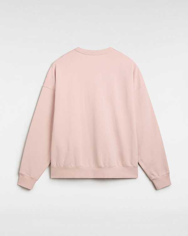 Pink Men Vans Premium Crew Sweatshirt NZ | VN8160927